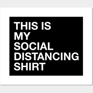 Social Distancing Shirt Posters and Art